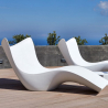 Zwembad ligstoel ligstoel tuin design wit Cassiopea