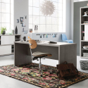 Bureau in grijs betonlook 180x69cm Pratico Aanbieding