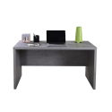 Klein houten bureau in grijze kleur met betoneffect Pratico Korting