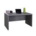 Klein houten bureau in grijze kleur met betoneffect Pratico Aanbod