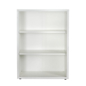Lage witte gerecyclede houten boekenkast in hoogte verstelbare met 3 compartimenten Easyread Korting