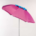 Aluminium strandparasol 200 cm winddicht en met UV-bescherming Corsica Aanbod