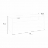 Houten bureau modern design 178x69cm Xxl Korting