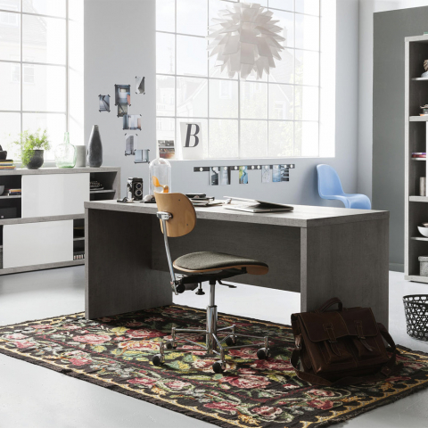 Houten bureau modern design voor kantoor en studie 178x69cm Xxl Aanbieding