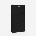 Ruimtebesparend verticaal schoenenrek 63x24x115cm voor 18 paar schoenen Batu Kosten