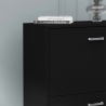 Ruimtebesparend verticaal schoenenrek 63x24x115cm voor 18 paar schoenen Batu 