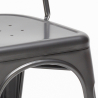 Set van 20 industriële stoelen Steel One van staal voor thuis of horeca 