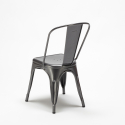 Set van 20 industriële stoelen Steel One van staal voor thuis of horeca 