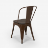 set van 20 stuks industriële stoelen steel wood Kortingen
