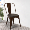set van 20 stuks industriële stoelen steel wood Aanbod