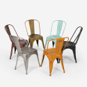 Set van 20 industriële vintage stoelen Steel Old van metaal.  