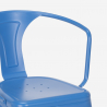 Set van 20 industriële stoelen Steel Arm 