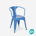 Set van 20 industriële stoelen Steel Arm Aankoop