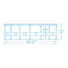 Bovengronds rond zwembad Bestway 56488 Steel Pro Max 457x107 cm Karakteristieken