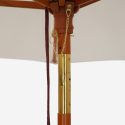 Tuinparasol met centrale houten paal en anti-UV doek 200x150cm Ormond Karakteristieken