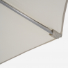 Achthoekige parasol 3x3 m met centrale paal Flamenco Model