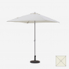 Winddichte tuinparasol met middenpaal 2x2 m Noosa Aanbod