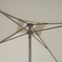 Winddichte tuinparasol met middenpaal 2x2 m Noosa Keuze