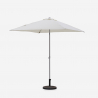 Winddichte tuinparasol met middenpaal 2x2 m Noosa Kortingen