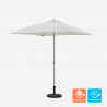 Winddichte tuinparasol met middenpaal 2x2 m Noosa Korting