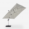 Zweefparasol 3x3 m met LED-licht op zonne-energie Waikiki Light White Keuze