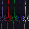 Zwarte zweefparasol 3x3 m met LED-verlichting op zonne-energie Waikiki Light Dark Prijs