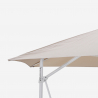 Witte zweefparasol 3x3 m Napili Voorraad