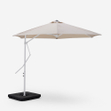 Witte zweefparasol 3x3 m Napili Kortingen