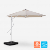 Witte zweefparasol 3x3 m Napili Korting