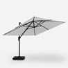 Zweefparasol 3x3 m met LED licht op zonne-energie Waikiki Light Catalogus
