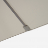 Rechthoekige terrasparasol met middenpaal 3x2 m Rios Model