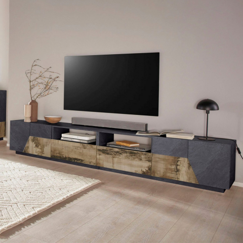 TV-standaard woonkamer keuken 260x43cm modern design More Report
