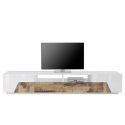 TV-meubel 260x43cm wandmodel woonkamer modern wit More Wood Catalogus