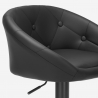 Zwarte modern design draaibare barkruk Tucson Black Edition Kortingen