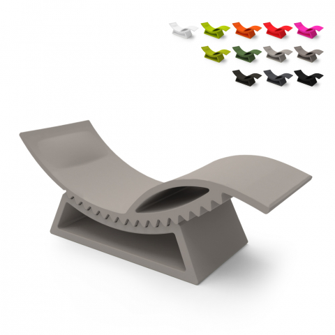 Exterieur chaise longue ligbed modern design Tic Tac Slide
