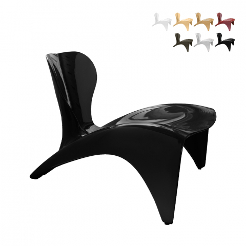 Fauteuil lage stoel design woonkamer modern interieur exterieur Isetta Slide Aanbieding