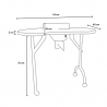 Draagbare klaptafel Easynails voor manicure met afzuiging 