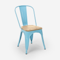 industriële stijl stoelen ontwerp keuken bar staal wood top light Model