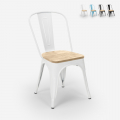 industriële stijl stoelen ontwerp keuken bar staal wood top light Aanbieding