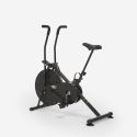 Hometrainer fiets en crosstrainer met luchtweerstand Visby Aanbod