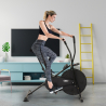 Hometrainer fiets en crosstrainer met luchtweerstand Visby Verkoop
