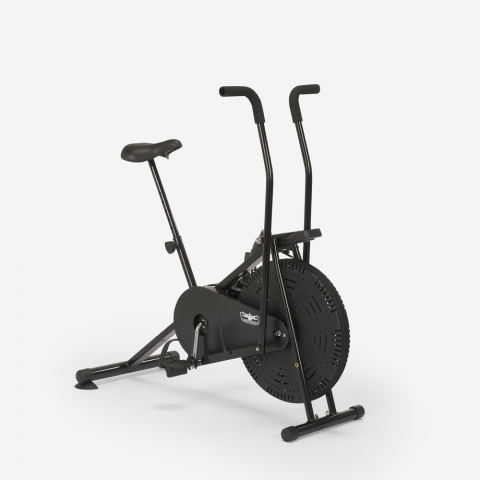 Hometrainer fiets en crosstrainer met luchtweerstand Visby Aanbieding