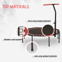 Fitnesstrampoline met verstelbaar handvat Panther Model