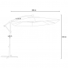 Zweefparasol 3 x3 m Lamai Prijs