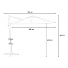 Zweefparasol 3x3 m Boracay Prijs