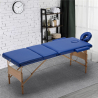 Professionele draagbare opvouwbare houten massagetafel met 3 zones 215 cm Reiki Aankoop