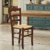 Stock 20 houten stoelen met gevulde zitting voor keuken en rustieke trattoria's Paesana Catalogus