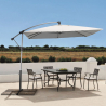 Vierkante parasol 2,5 meter aluminium structuur voor cafès hotel en tuin Shadow Verkoop