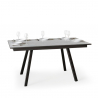 Uitschuifbare keuken eettafel 90x160-220cm wit design Mirhi Long Aanbod