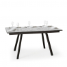 Uitschuifbare eettafel 90x160-220cm modern design Mirhi Long Marble Aanbod